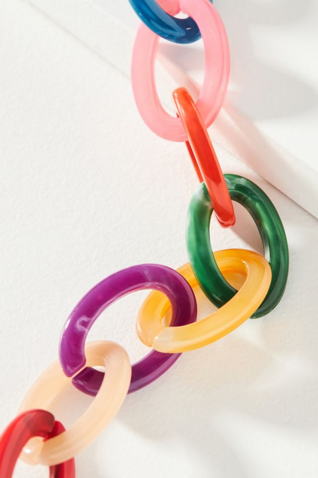 Maison Irem Resin Chain Necklace #1