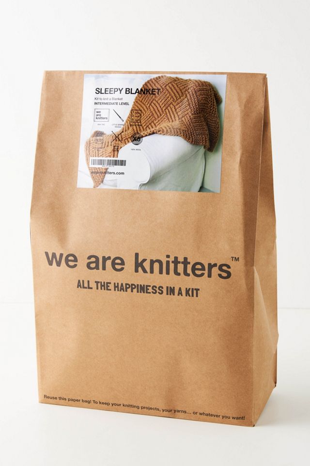 Sleepy Blanket Intermediate Knitting Kit #1