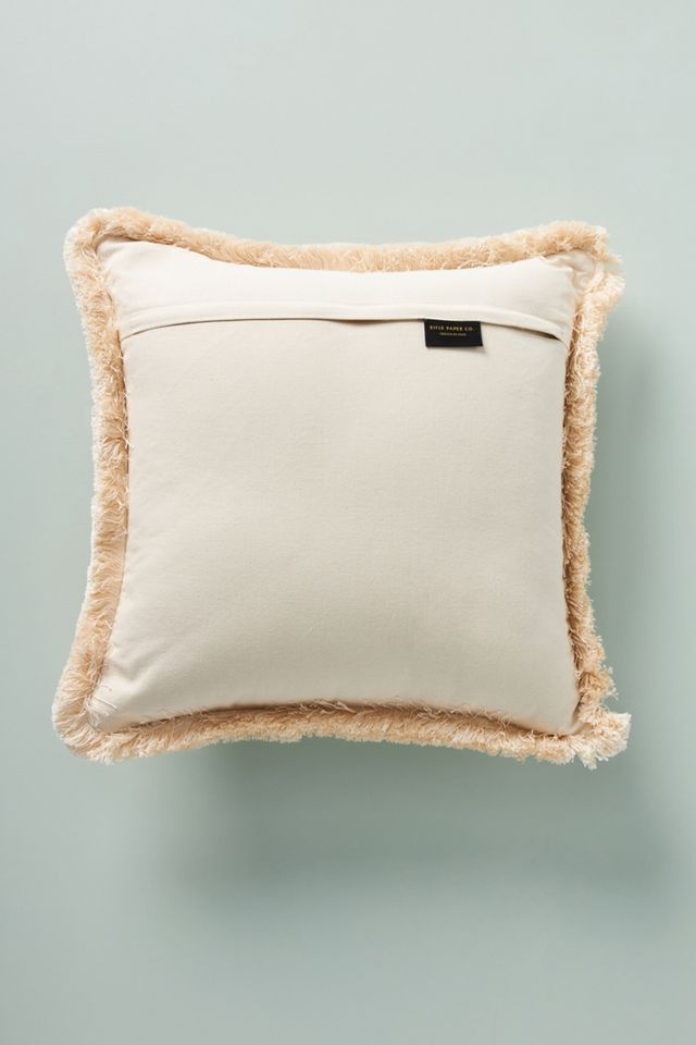 Rifle Paper Co. x Loloi Beetles and Bugs Embroidered Pillow #1