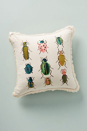 Rifle Paper Co. x Loloi Beetles and Bugs Pillow