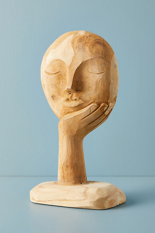 Visage Sculpture Decorative Object