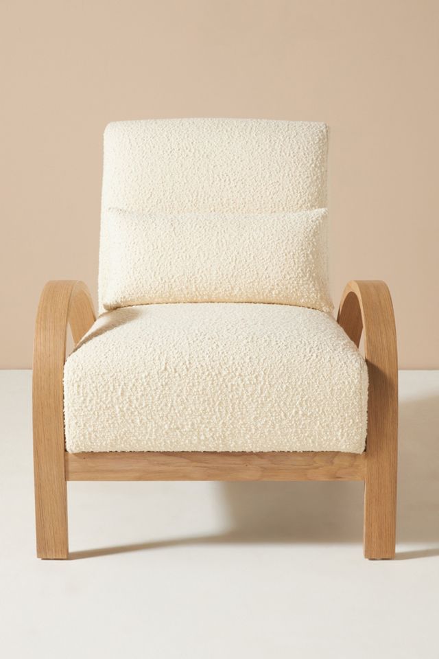 Bouclé Bentwood Armchair #1