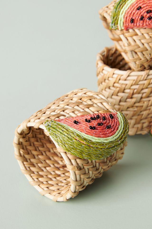 Fresh Slice Napkin Rings, Set of 4 #1