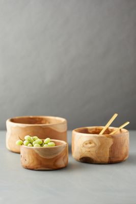 Teak Serving Bowl