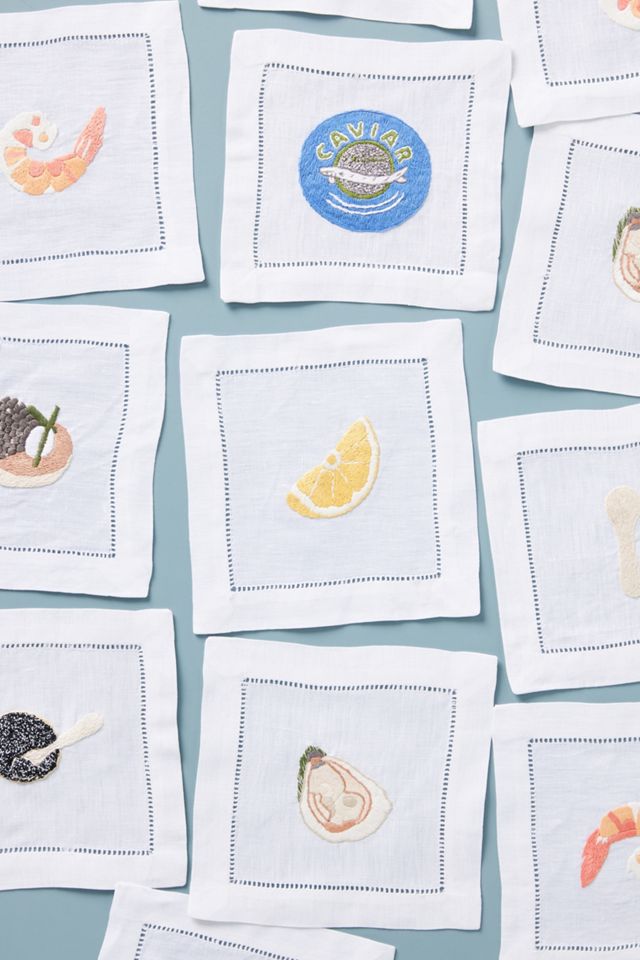 Chefanie Embroidered Napkins, Set of 4 #1