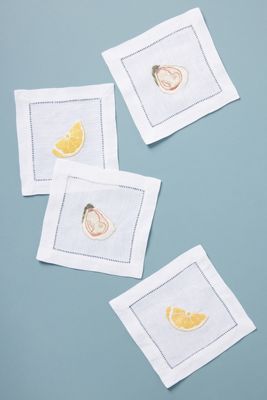 Chefanie Embroidered Napkins, Set of 4