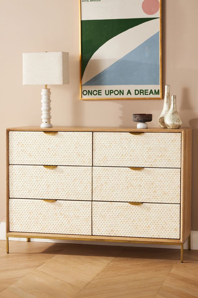 Anthropologie white deals dresser