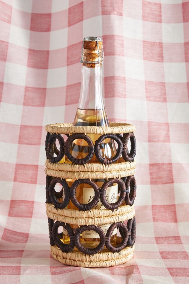 Abachi Wine Bottle Holder #1