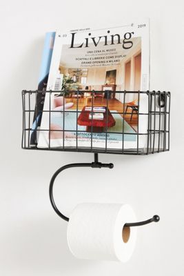 Piper Magazine and Toilet Paper Holder