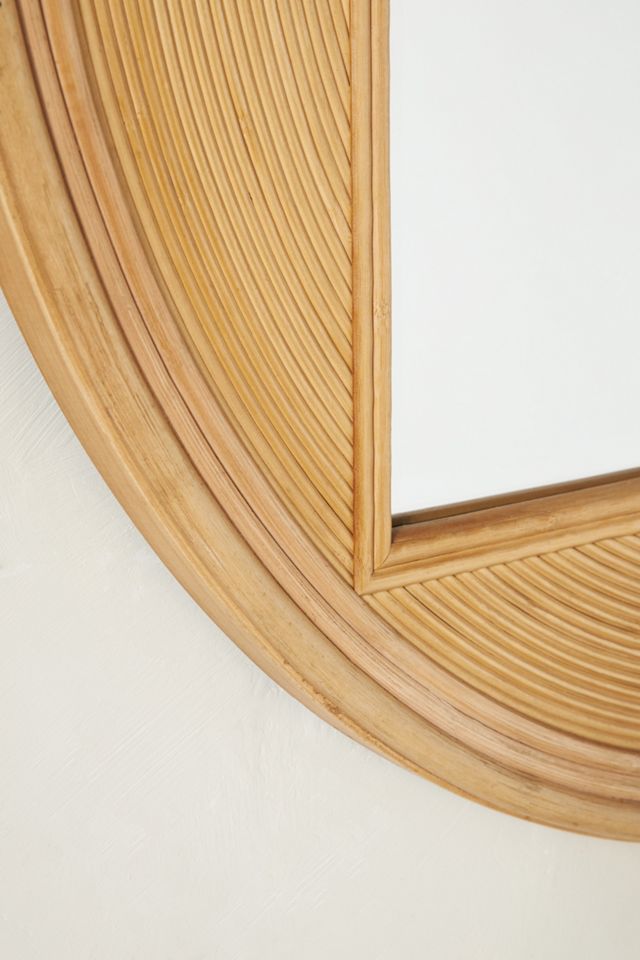 Maggi Rattan Mirror #2