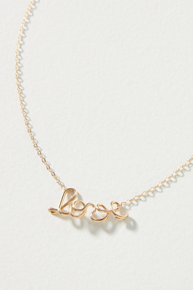 Spell It Out Pendant Necklace #2