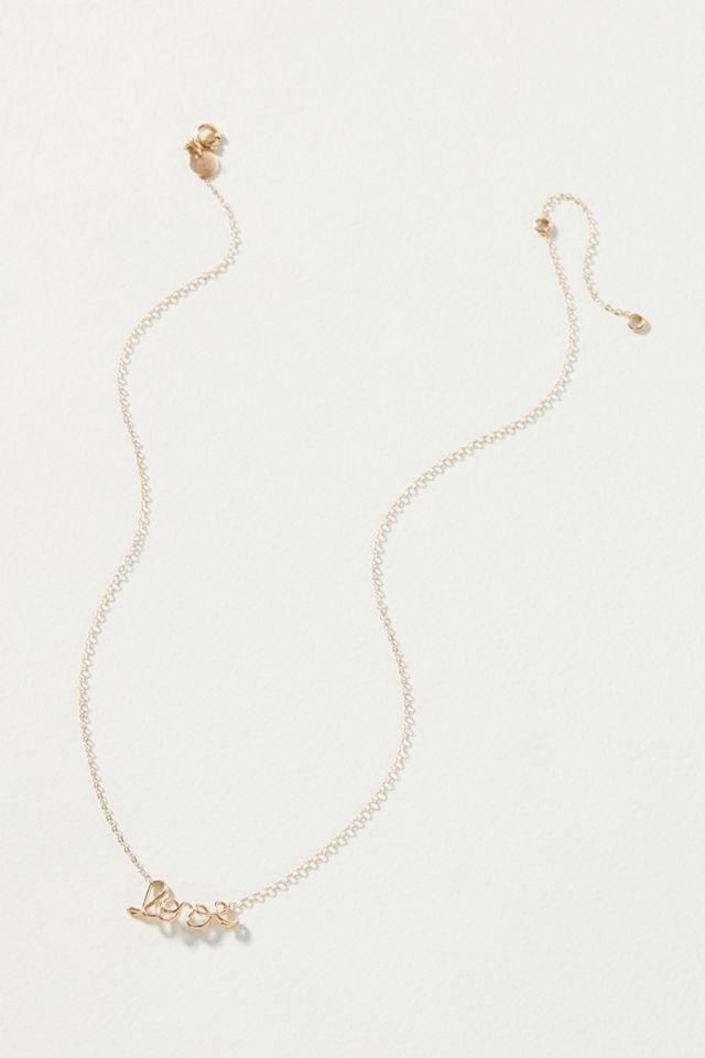 Spell It Out Pendant Necklace #1