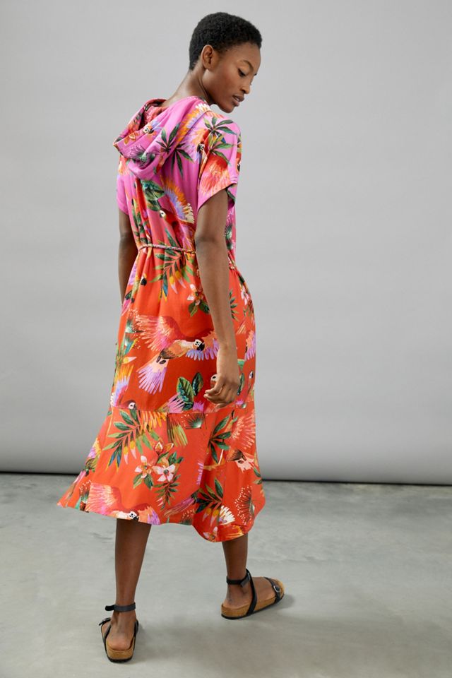 Farm Rio Teresita Hooded Tunic Dress | Anthropologie
