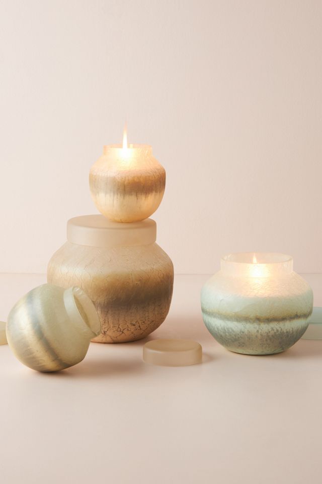 Strata Glass Candle #3