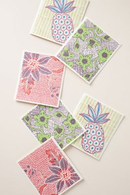 Macaria Swedish Dishcloths, Set of 6