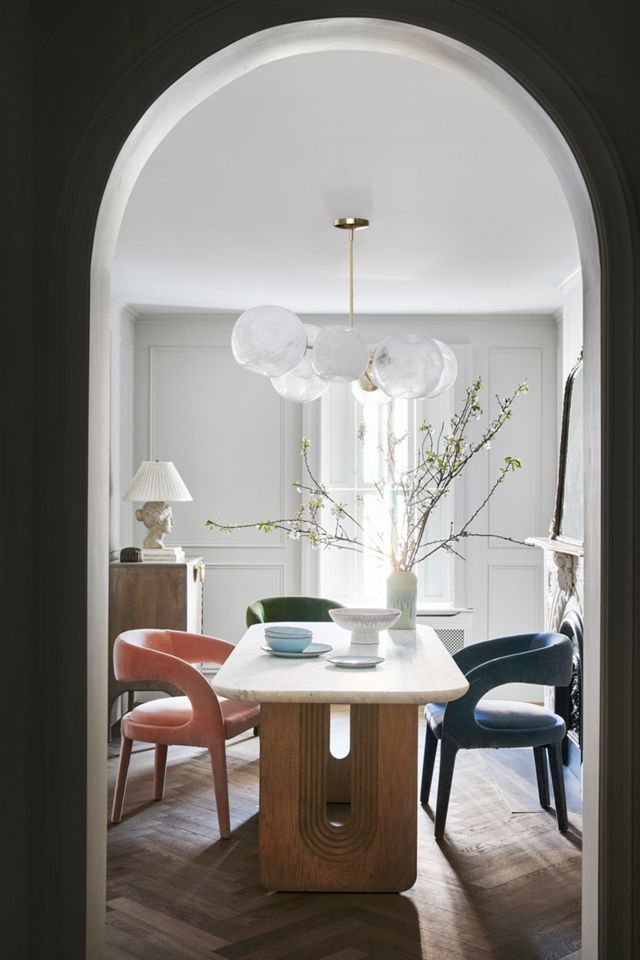 Cayden Rectangular 80" Carrara Marble Dining Table #10