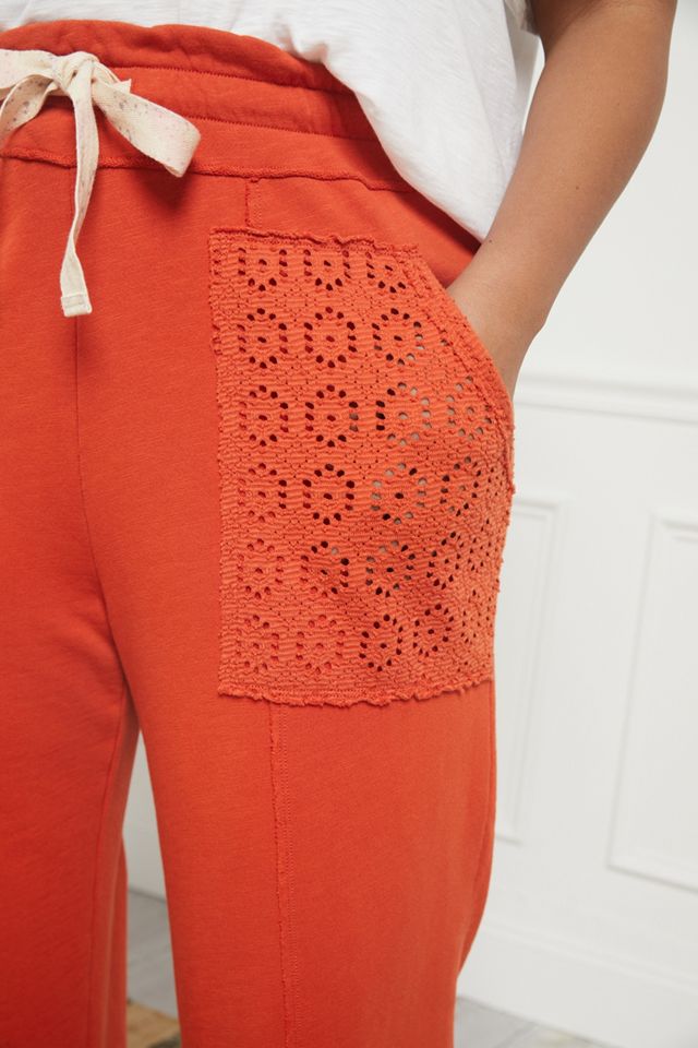 Daily Practice by Anthropologie Robyn Crochet Lounge Pants #5