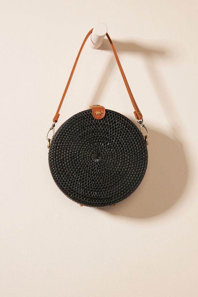 Lyra Rattan Crossbody Bag #1