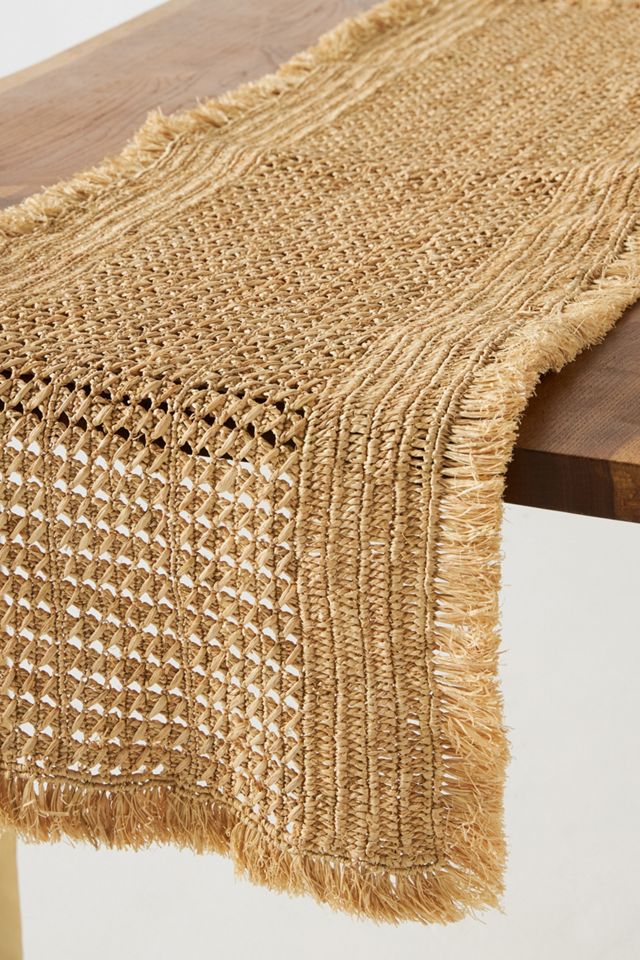 Iazid Raffia Table Runner #1