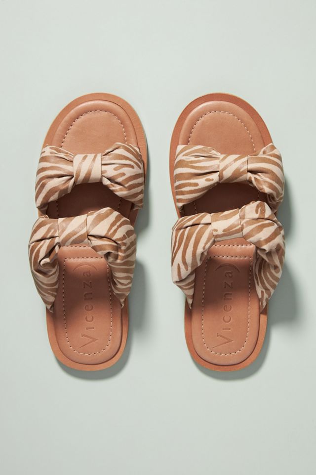Puffy Knotted Slide Sandals #2