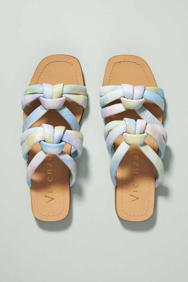 Puffy Tie-Dye Slide Sandals #1
