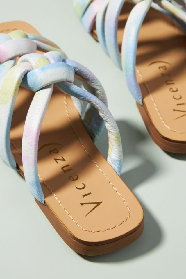 Puffy Tie-Dye Slide Sandals #3