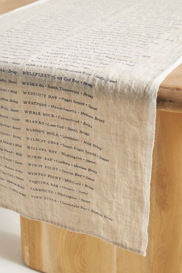 Oyster Table Runner #1