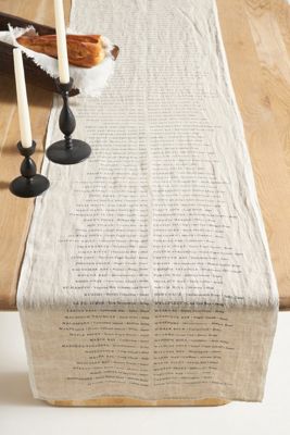 Oyster Table Runner