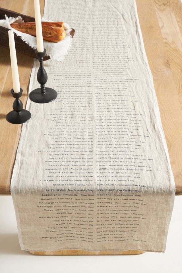 Oyster Table Runner