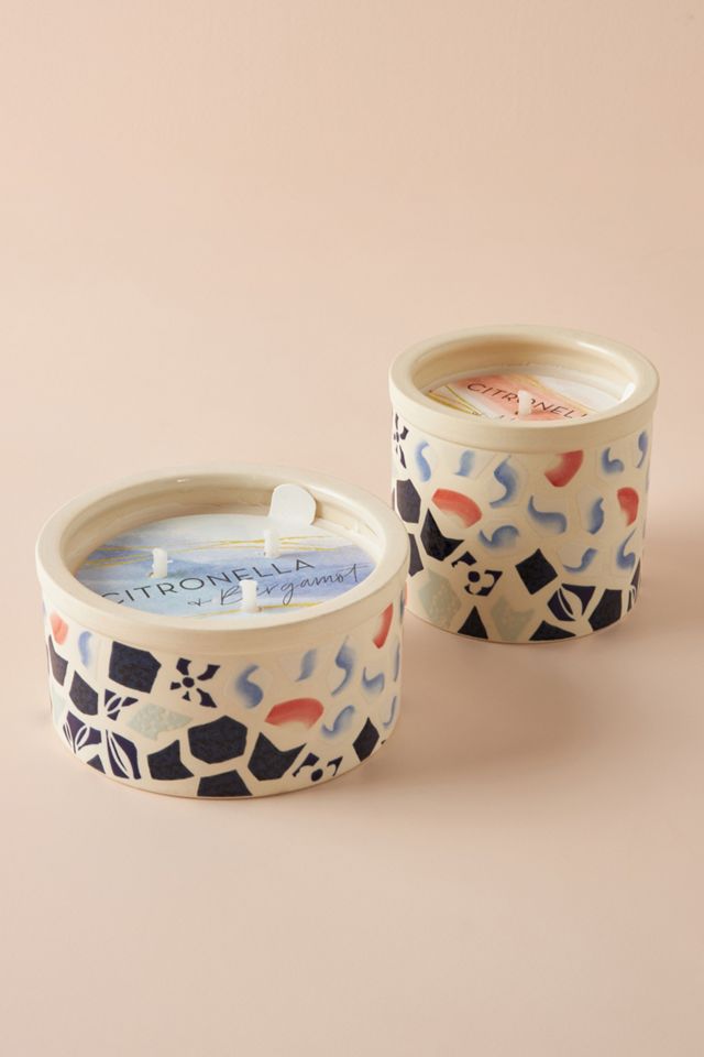 Citronella Ancona Ceramic Candle