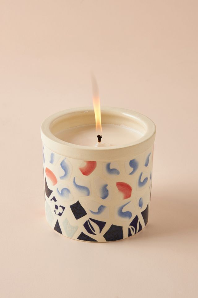 Citronella Ancona Ceramic Candle #1