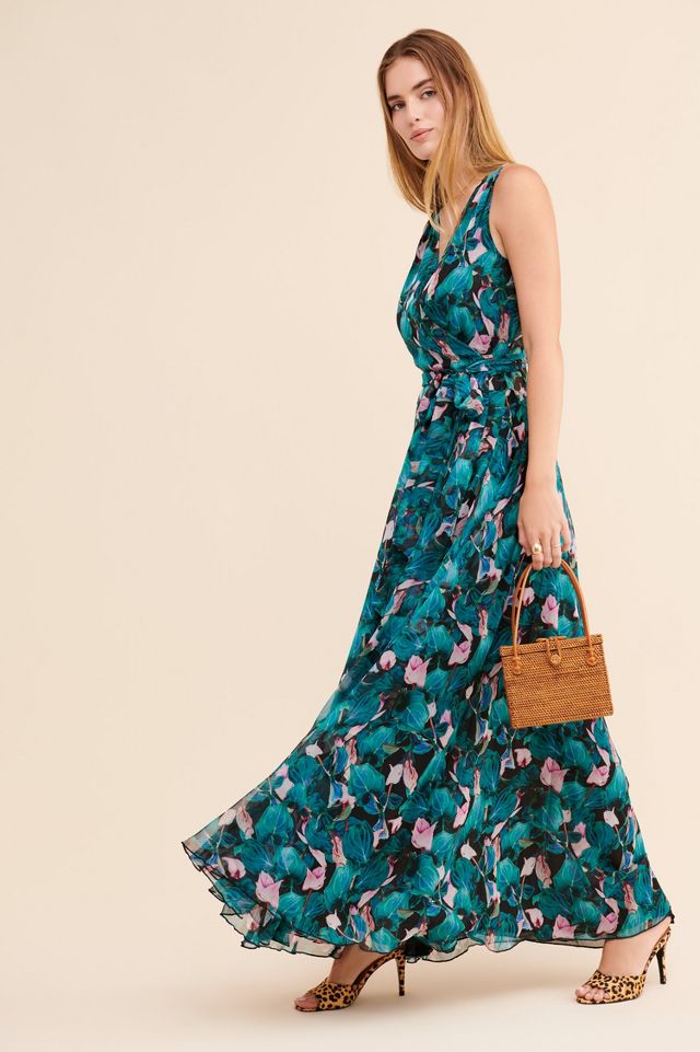 Eywasouls Malibu Exotic Orchid Maxi Dress | Anthropologie