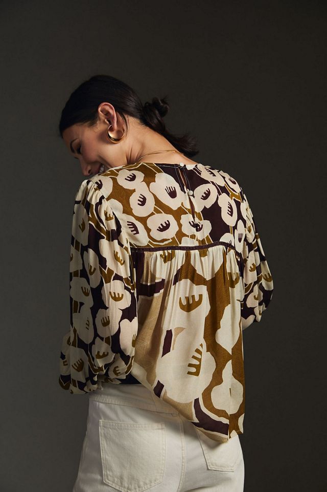 Blnk Miranda Peasant Blouse Anthropologie