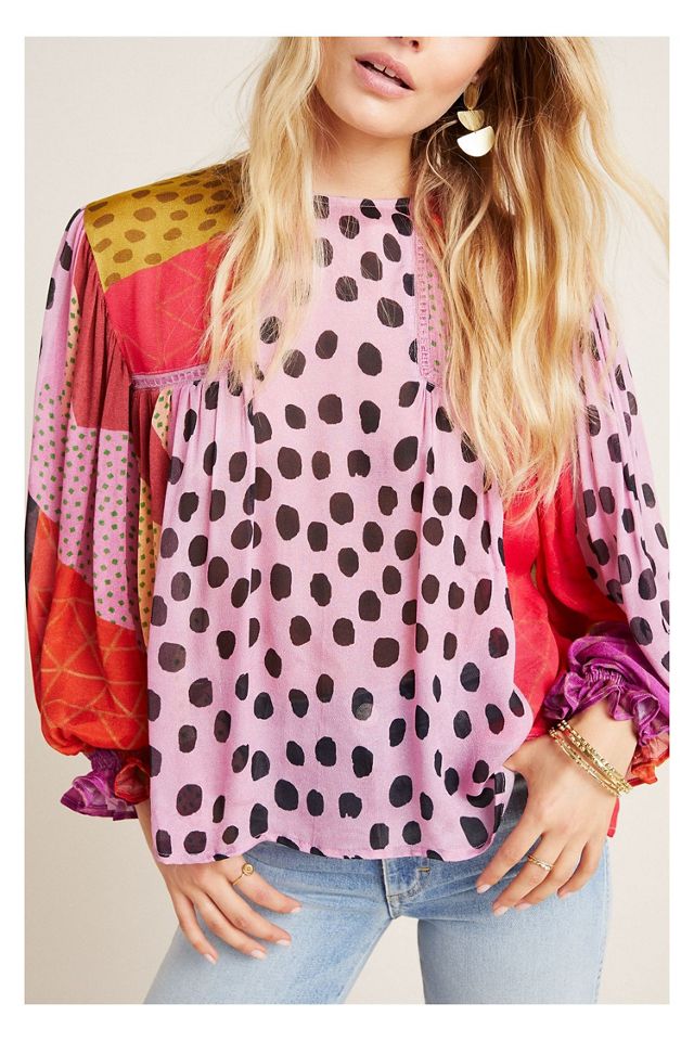 Bl-nk Miranda Peasant Blouse #4
