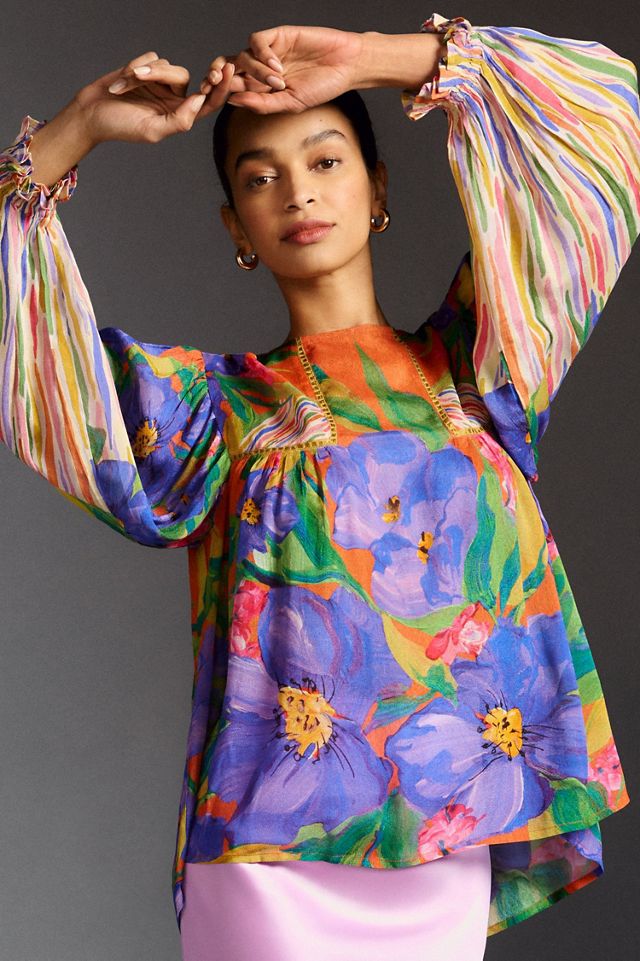 Blnk Miranda Peasant Blouse Anthropologie