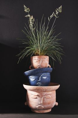 Visage Garden Pot