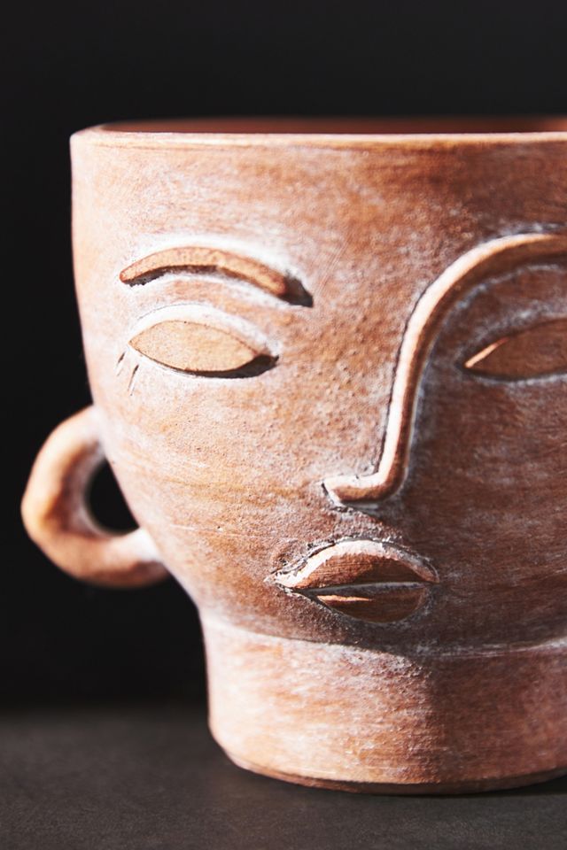 Visage Garden Pot #2