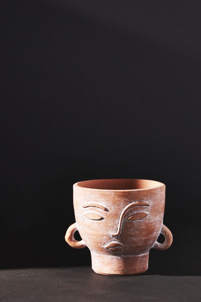 Visage Garden Pot #1