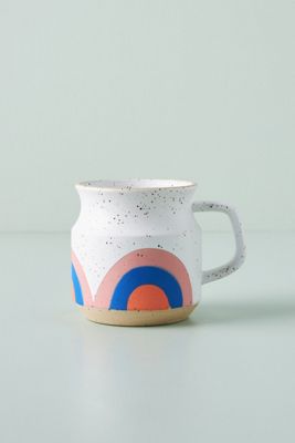 Commune Pottery Among The Rainbow Mug