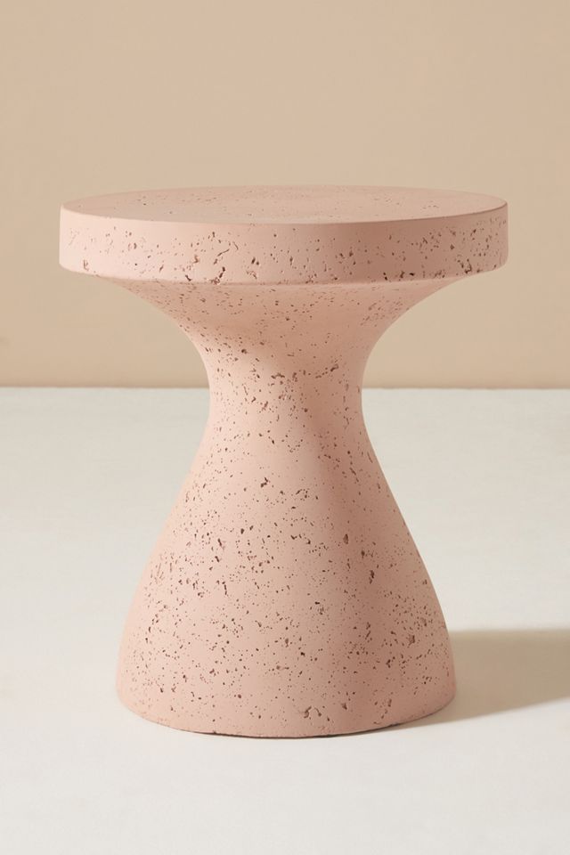 Concrete Hourglass Indoor/Outdoor Side Table #1