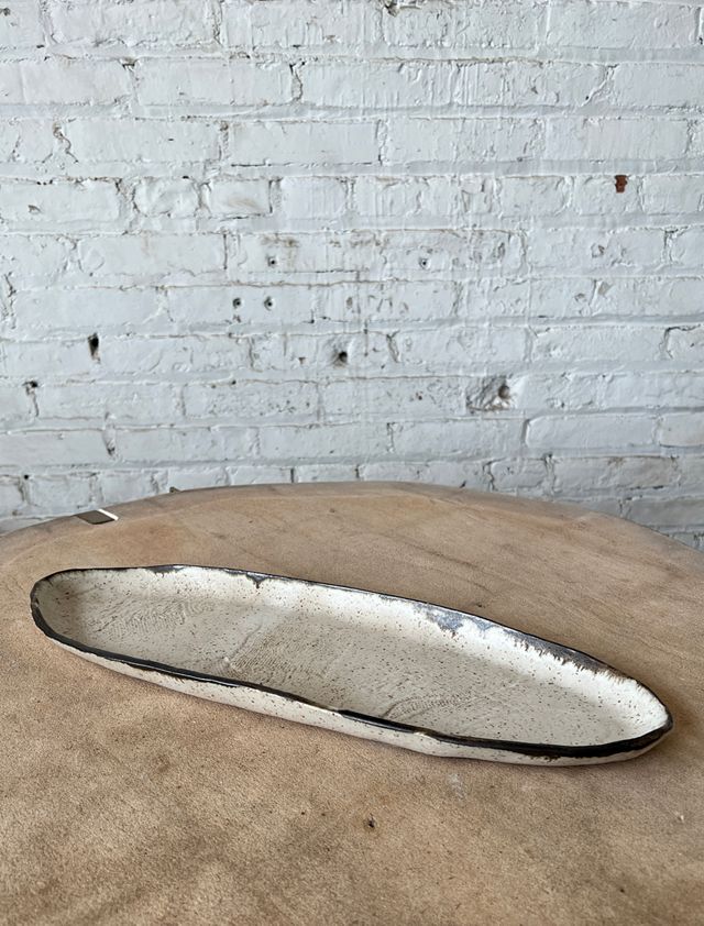 Gina DeSantis Ceramics Luna Textured Platter #3