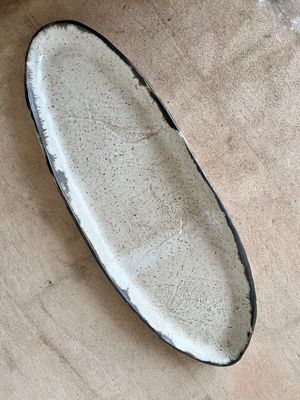 Gina DeSantis Ceramics Luna Textured Platter