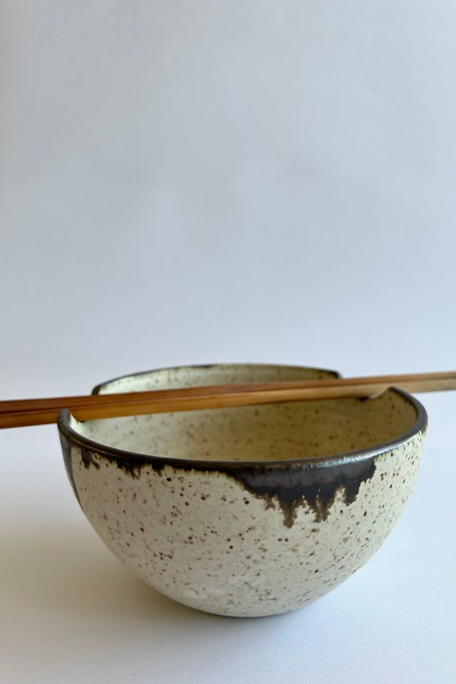 Gina DeSantis Ceramics Luna Noodle Bowl #2