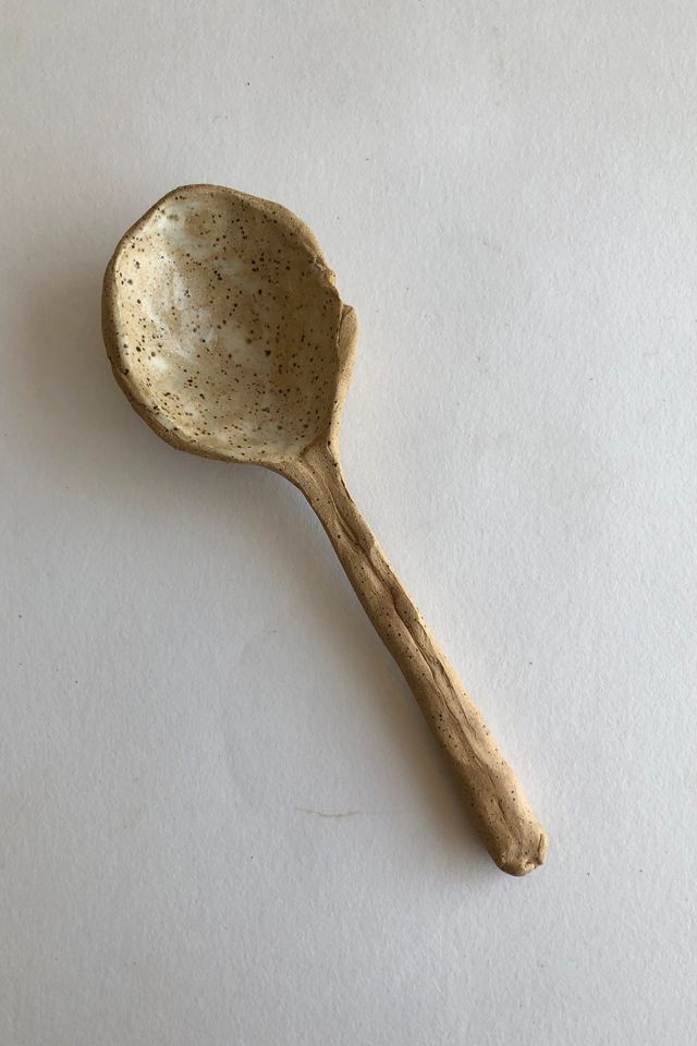 Gina DeSantis Ceramics Luna Large Spoon #1
