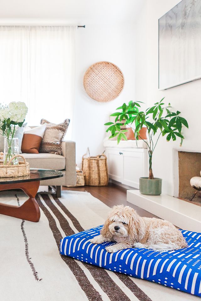 Dog shop bed boho