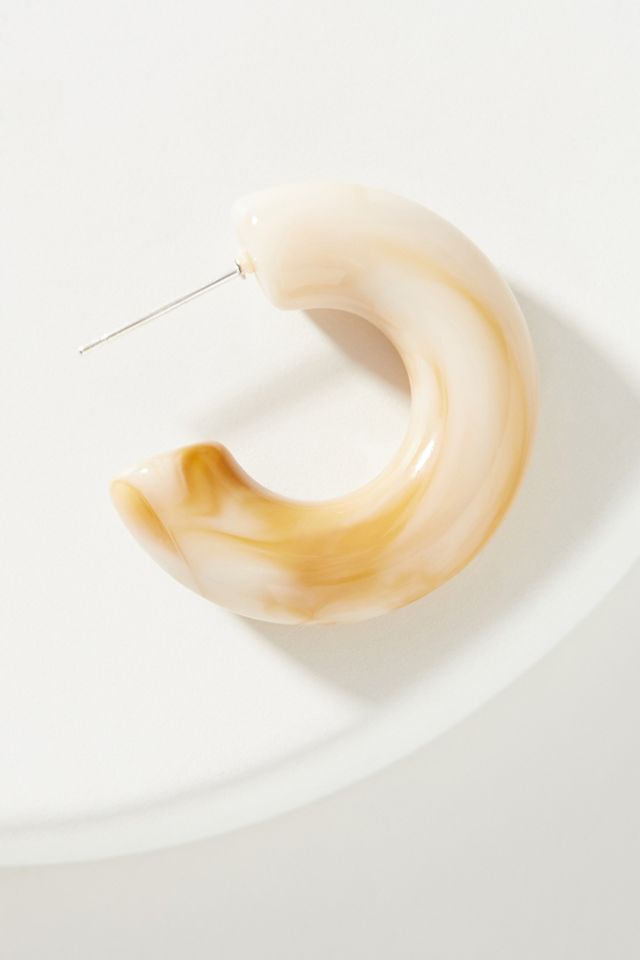 Sophie Resin Hoop Earrings #2