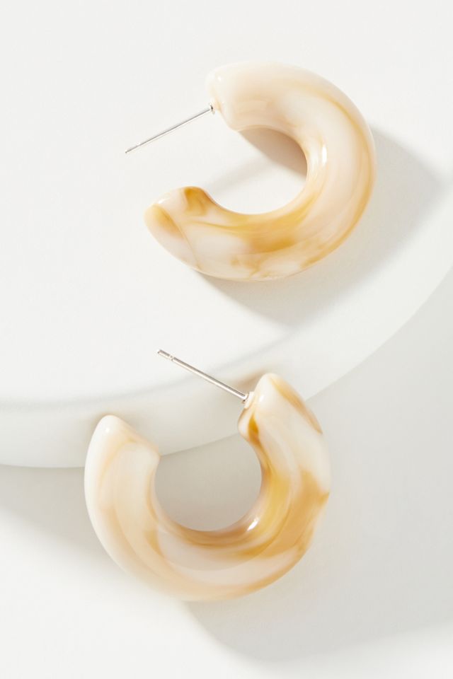 Sophie Resin Hoop Earrings #1