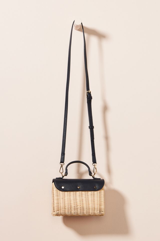 Amelia Wicker Crossbody Bag #1