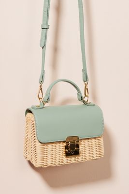 Amelia Wicker Crossbody Bag