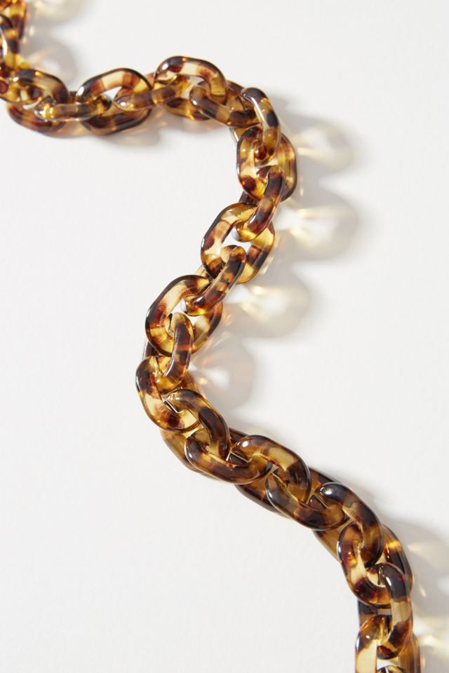 Trudie Resin Link Necklace #1